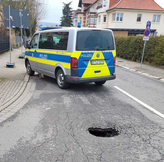 Erdfall in Sondershausen (Foto: LPI)