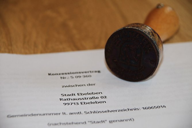 Konzessionsvertrag abgeschlossen (Foto: E.ON Th&uuml;ringen)