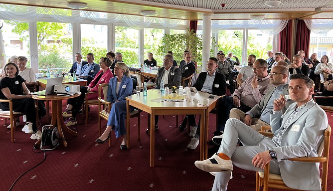 Erfolgreiches 13. Unternehmerfr&uuml;hst&uuml;ck (Foto: LRA Kyffh&auml;userkreis / Celine Appenrodt)