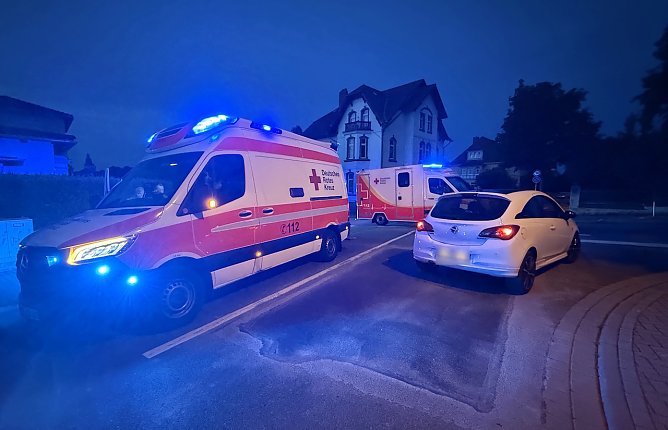 Unfall in der Possenallee gestern Abend (Foto: S.Dietzel)