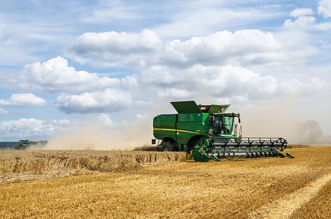 Ernte Mähdrescher (Foto: Jana Groß) Ernte Mähdrescher (Foto: Jana Groß)