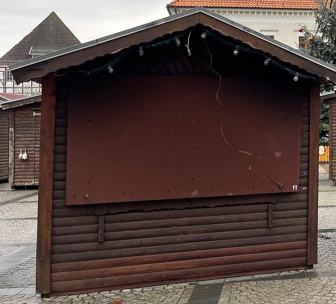 Eine Holzh&uuml;tte f&uuml;r Vereinsfeste oder kleine Weihnachtsm&auml;rkte verlost die Stadt Sondershausen ab sofort f&uuml;r Vereine (Foto: Janine Skara)