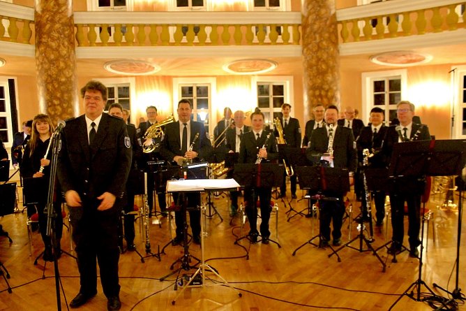 Polizeiorchester Th&uuml;ringen 3/2025 im Achteckhaus in Sondershausen  (Foto: Eva Maria Wiegand)