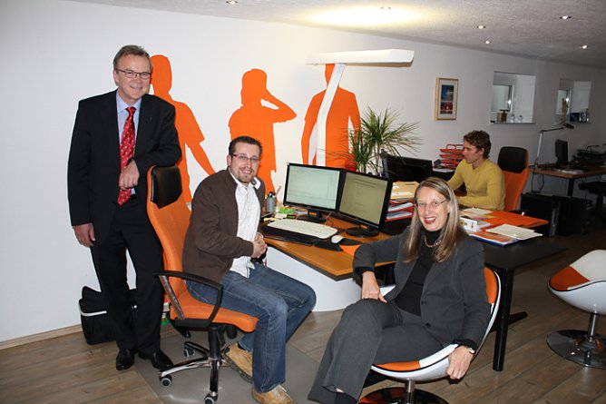 Zu Besuch bei Mitgliedern (Foto: SGW)