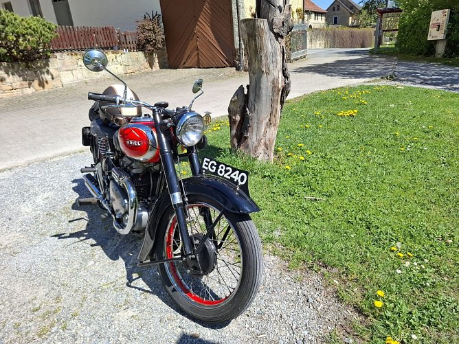 Die "Ariel" aus britischer Fertigung (Foto: Hubert Rein) Die "Ariel" aus britischer Fertigung (Foto: Hubert Rein)