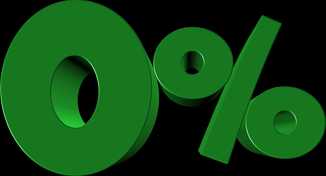 Null Zinsen (Foto: Gerd Altmann auf Pixabay)