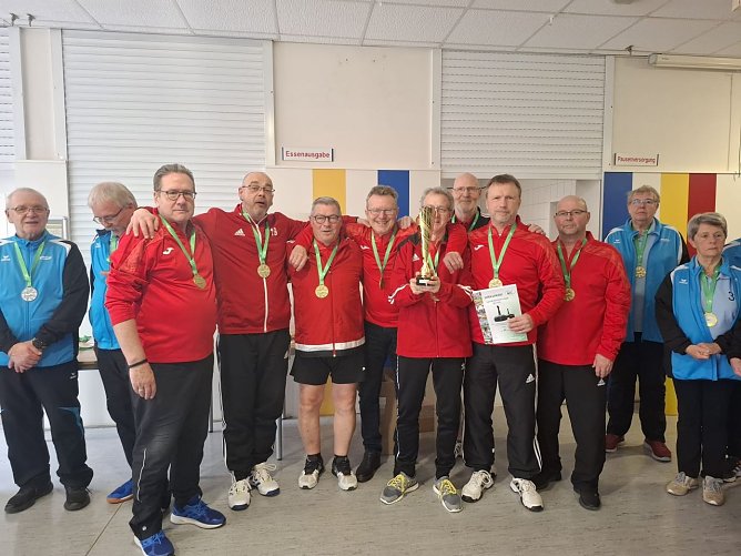 Die Herren der BRSG Kyffhäuser I holten sich in Arnstadt den Sieg. (Foto: Verein) Die Herren der BRSG Kyffhäuser I holten sich in Arnstadt den Sieg. (Foto: Verein)