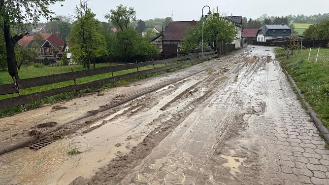 Besonders heftig hat es Kleinberndten am Dienstagabend getroffen. (Foto: Janine Skara)