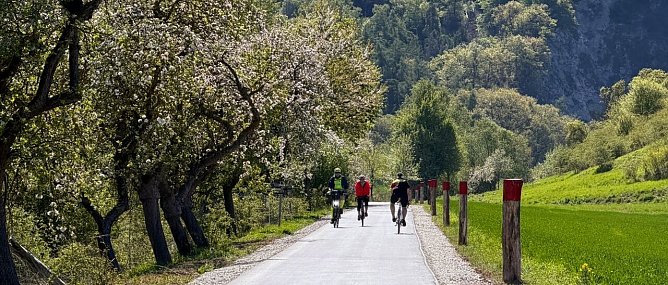Der Kyffh&auml;userlandweg bei Steinthalleben verl&auml;uft neben der Stra&szlig;e. (Foto: Julia Hornickel )