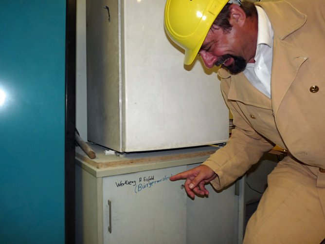 Lieberknecht unter Tage (Foto: Karl-Heinz Herrmann)