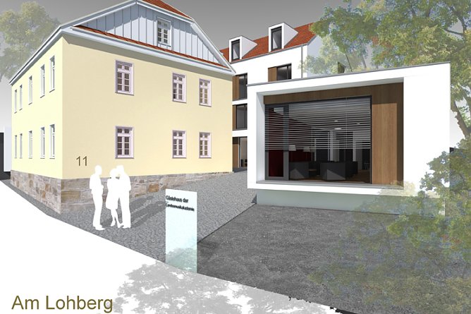 Symbolischer Spatenstich (Foto: Karl-Heinz Herrmann)