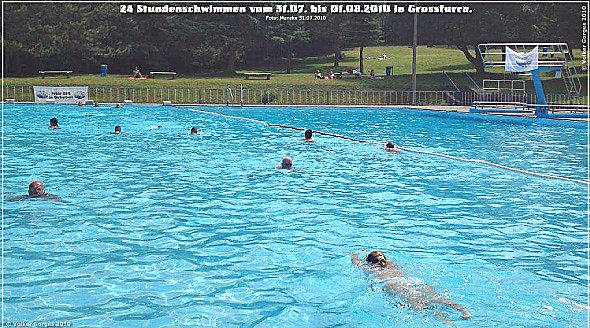24-Stunden-Schwimmen (Foto: Badsportverein Gro&szlig;furra)
