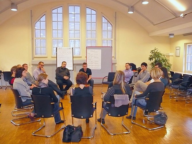 Kommunikation &uuml;ben (Foto: sgw)