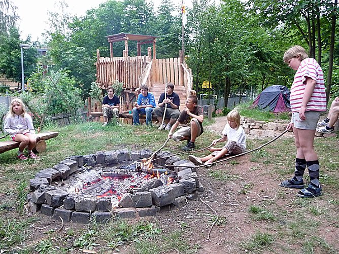 Abenteuerspielplatz Hasenholz (Foto: Stadtjugendring Sondershausen)