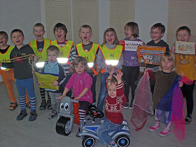 Verkehrssicherer Heimweg (Foto: Kindervilla Bad Frankenhausen)