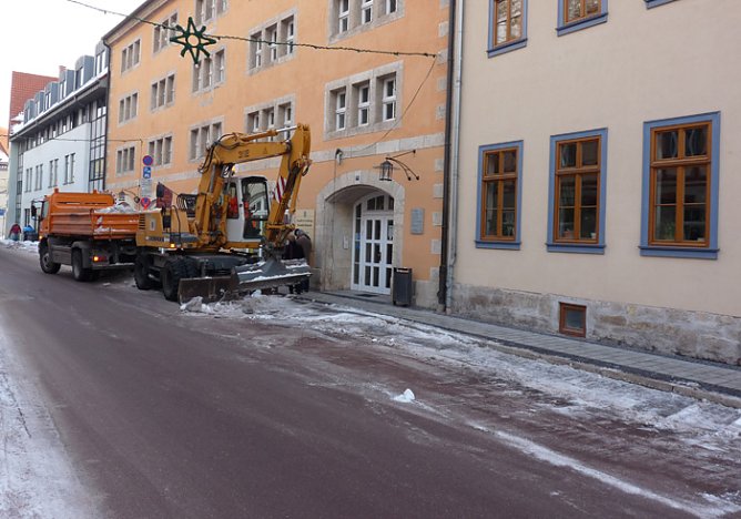 Schneer&auml;umung Innenstadt (Foto: Karl-Heinz Herrmann)