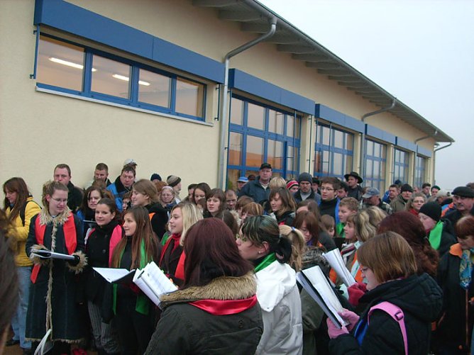Richtfest Finneck-Stiftung Artern - Chor der Klosterschule (Foto: Karl-Heinz Herrmann)