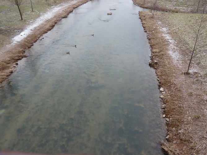 Fahrrad in der Wipper (Foto: Karl-Heinz Herrmann)