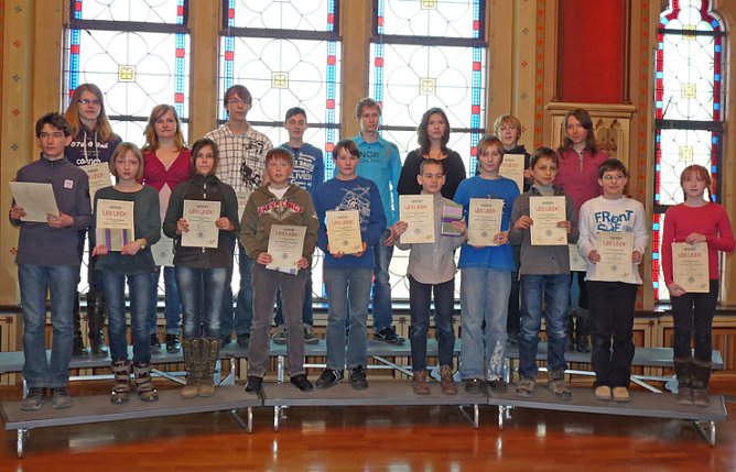 Matheasse geehrt (Foto: Karl-Heinz Herrmann)