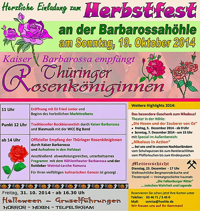 Bild: Herbstfeste vieler Orten