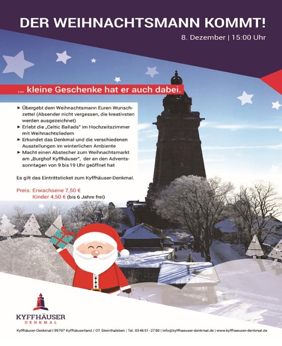 Bild: Der Weihnachtsmann beim Rotbart