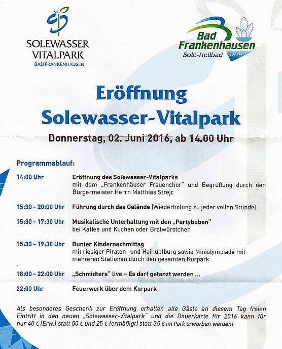 Bild: Neuer H&ouml;hepunkt f&uuml;r Sole-Heilbad Bad Frankenhausen