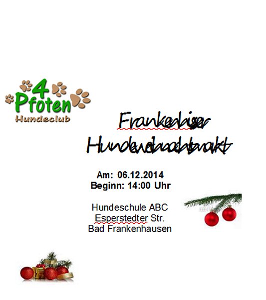 Bild: Vorweihnachtliches aus Bad Frankenhausen