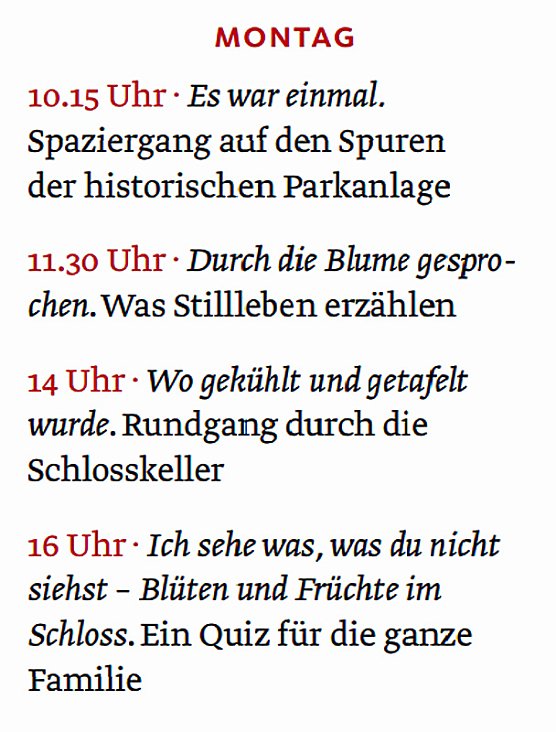 Bild: Schl&ouml;ssertage auch in Sondershausen
