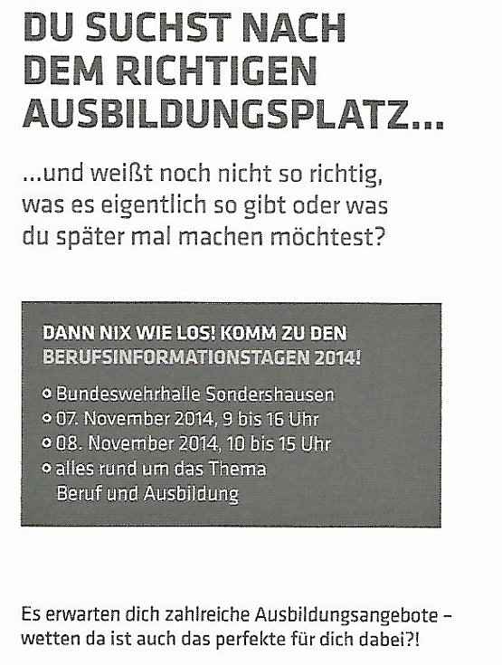 Bild: Hier bleiben und Ausbildung machen