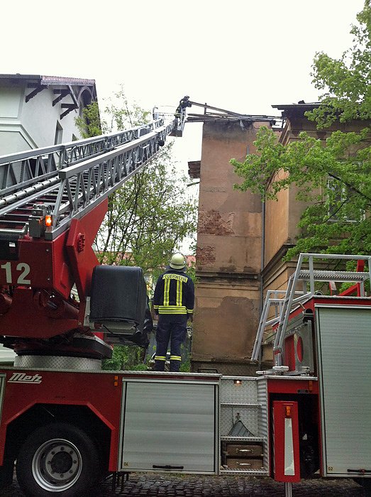 Bild: Noteinsatz in Sondershausen
