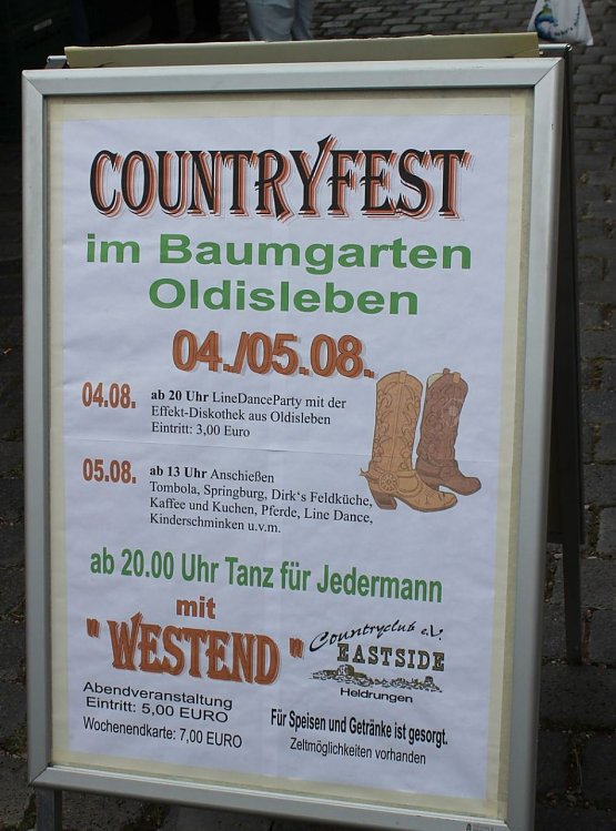 Bild:  Beim Kirschmarkt in Braunsroda