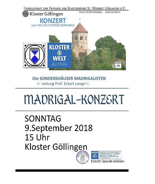 Bild: Madrigalkonzert und Blumenmarkt