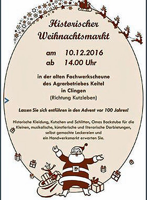 Bild: Bauernweihnachten in Clingen