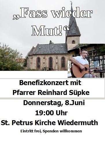 Bild: Benefizkonzert in der Kirche in Wiedermuth.