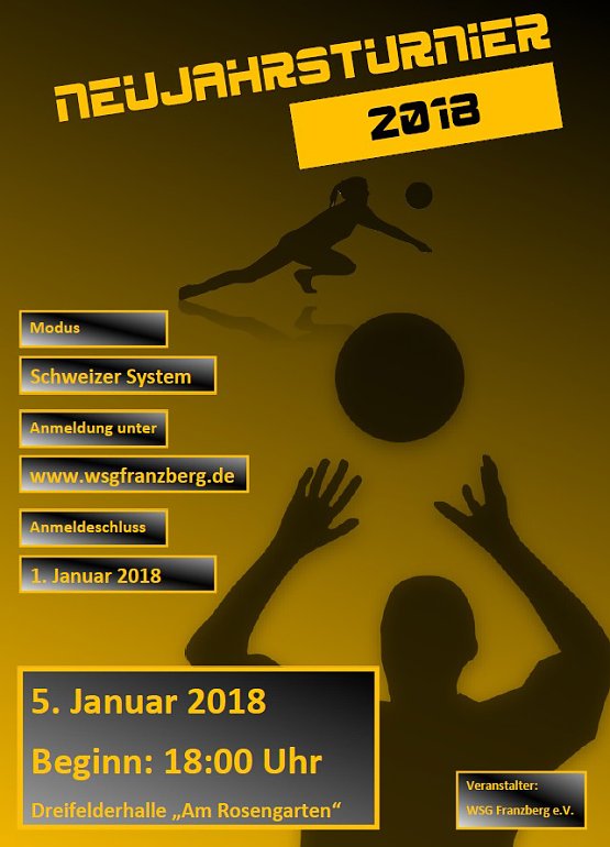 Bild: Neujahrsturnier im Volleyball