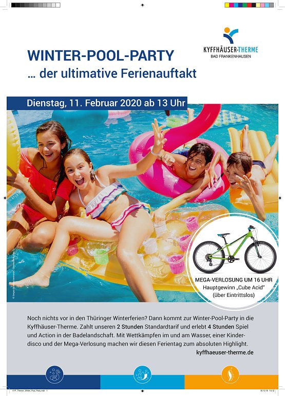 Bild: Ultimative Winter-Pool-Party zu Ferienbeginn