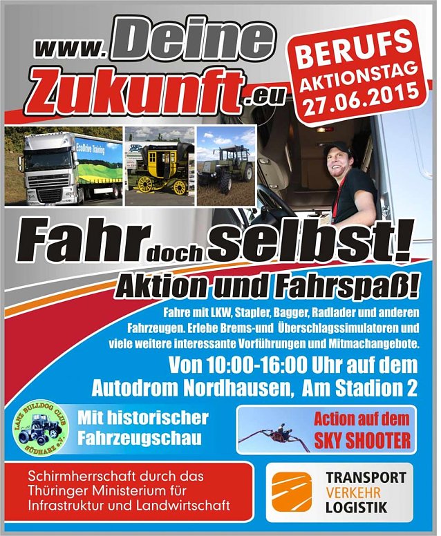 Bild: Information und Aktion auf dem Autodrom