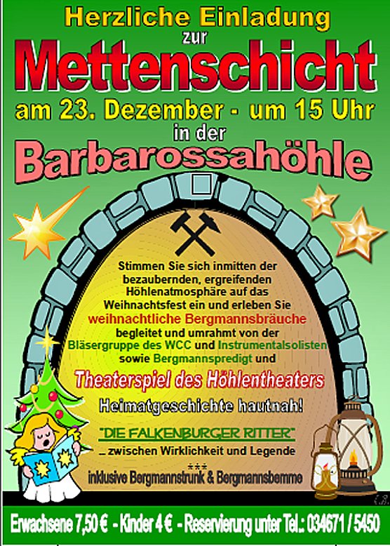 Bild: Mettenschicht in der Barbarossah&ouml;hle