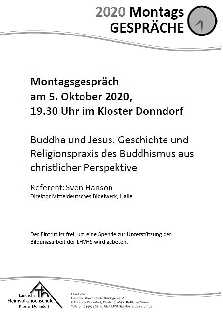 Bild: Reihe der Montagsgespr&auml;che wird fortgesetzt