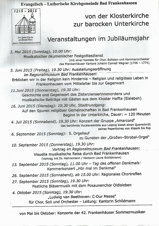 Bild: 800 Jahre Kirche an diesem Platz