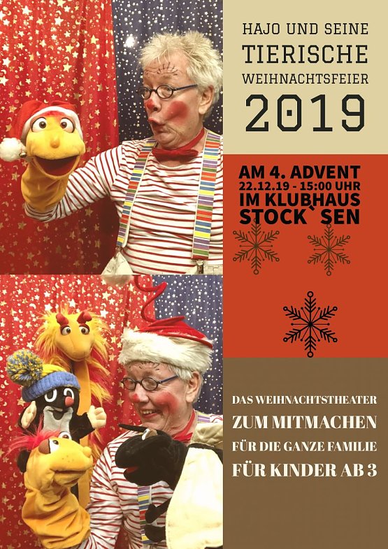 Bild: Hajo und seine Tierische Weihnachtfeier