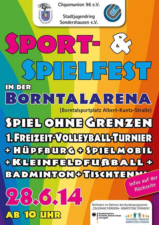 Bild: Sportfest auf dem Borntalsportplatz