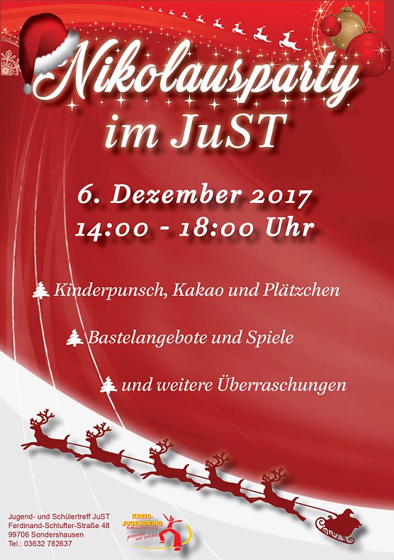 Bild: Nikolausparty im JuST