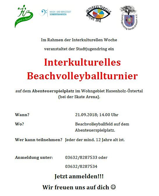 Bild: Interkulturelles Volleyballturnier