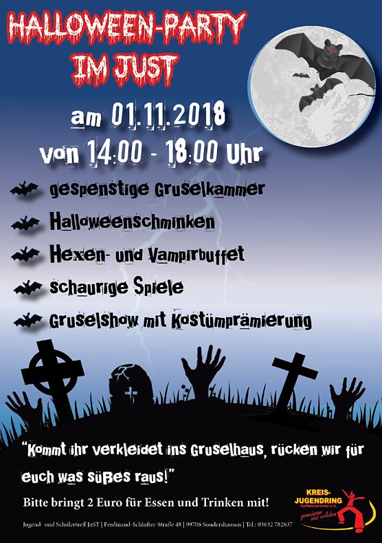 Bild: Halloweenparty im JuST
