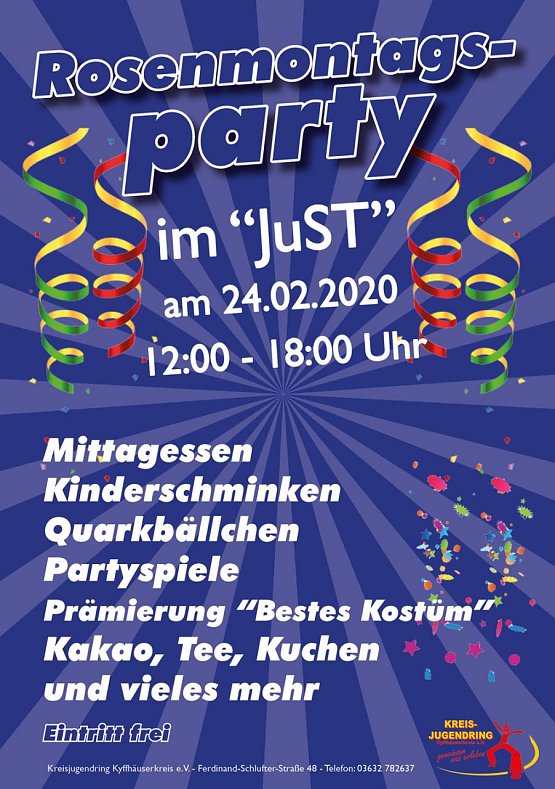 Bild: Rosenmontagsparty im "JuST"