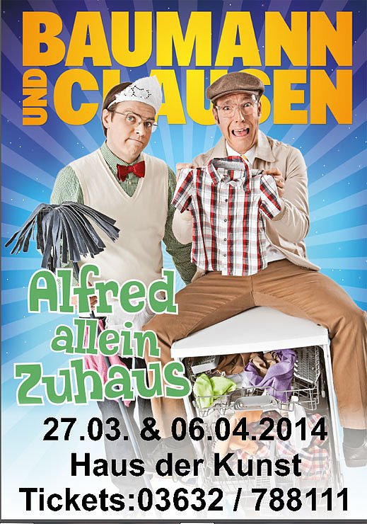 Bild: Alfred allein zu Hause