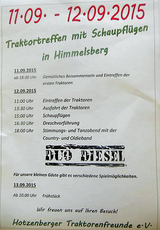 Bild: Traktorentreffen in Himmelsberg