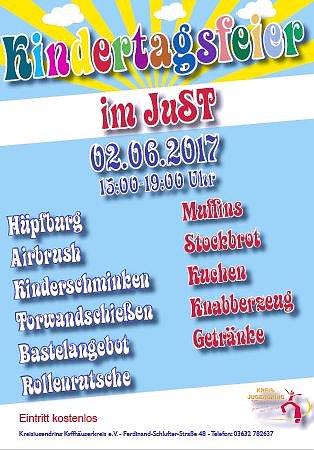 Bild: Fr&ouml;hliche Kindertagsfeier im JuST