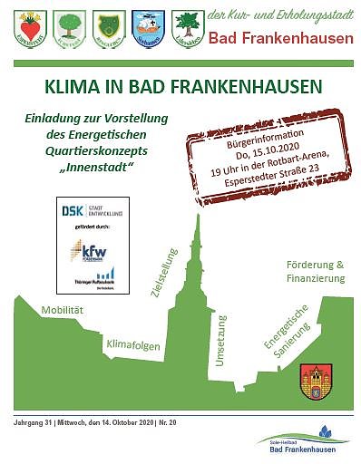 Bild: Einwohnerversammlung f&uuml;r die Stadt Bad Frankenhausen